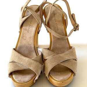 Veronica Beard - Lamont Platform Ankle Strap Sandals